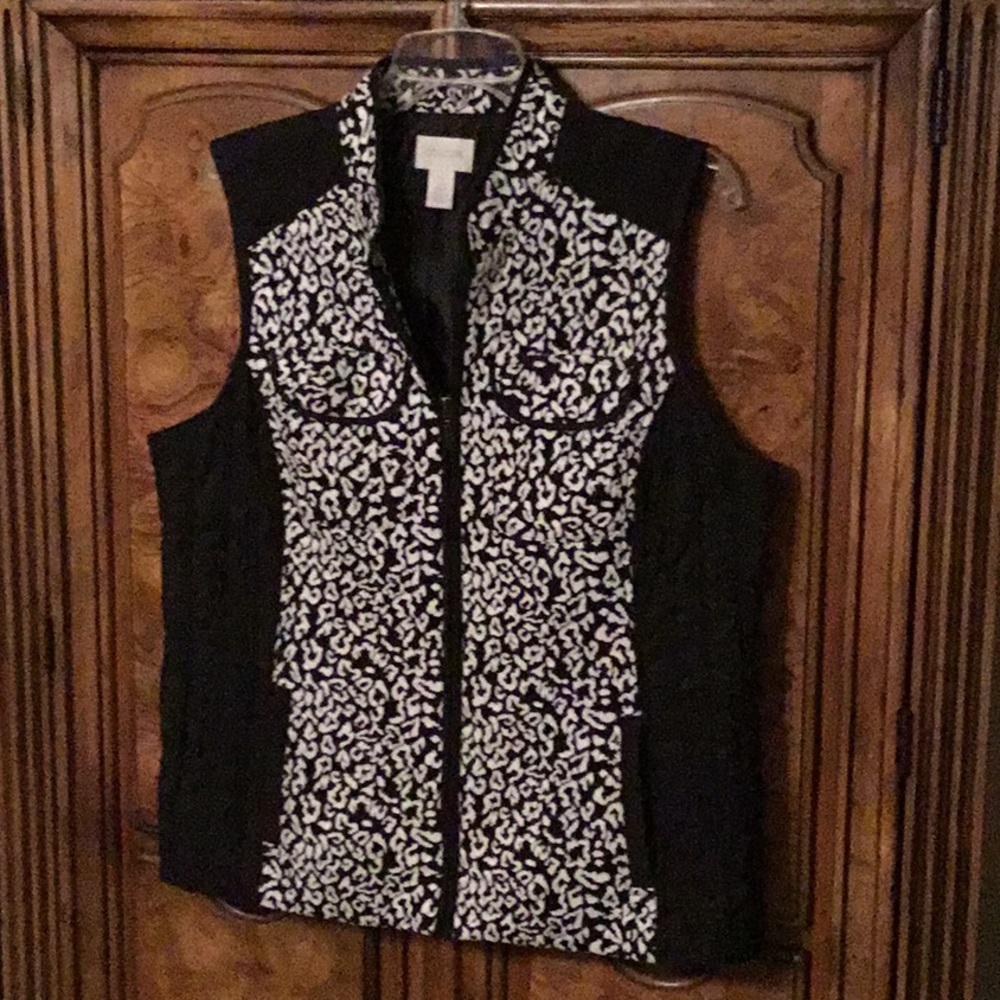 Chico’s animal print vest